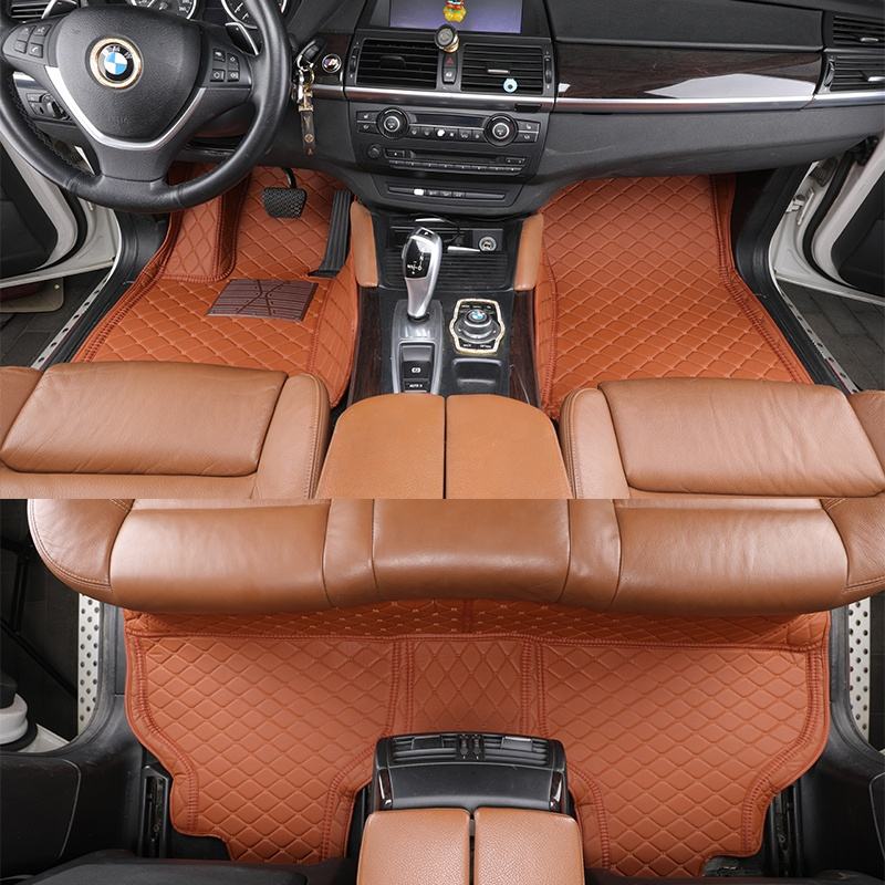 Factory Directly Sales Luxury Diamond Leather 7D Non Slip car mat for TOYOTA FORTUNER 2012