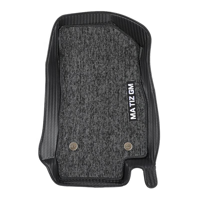 Durable Waterproof Auto Custom Wholesale Universal Foot Soft 5D double layer 3 Pieces Car Mats, Car Floor Mats