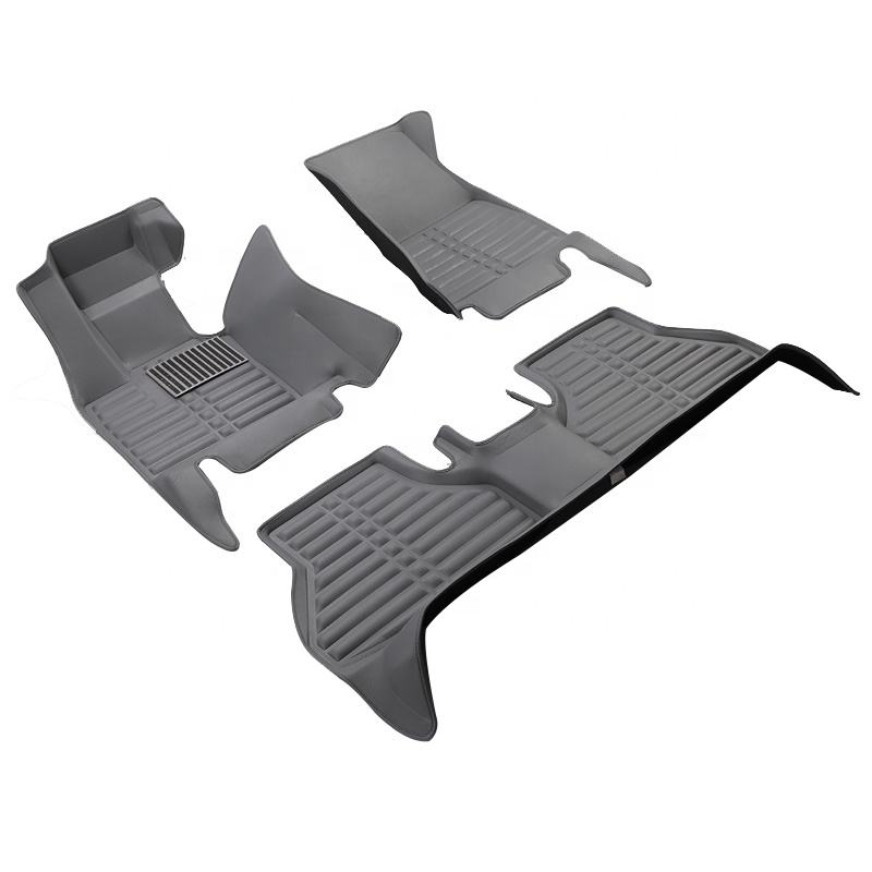 5D HOT pressed Car front floor mats to win warm praise from customer Car Leather Mats