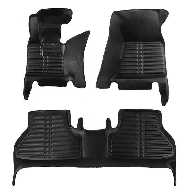 5D HOT pressed Car front floor mats to win warm praise from customer Car Leather Mats