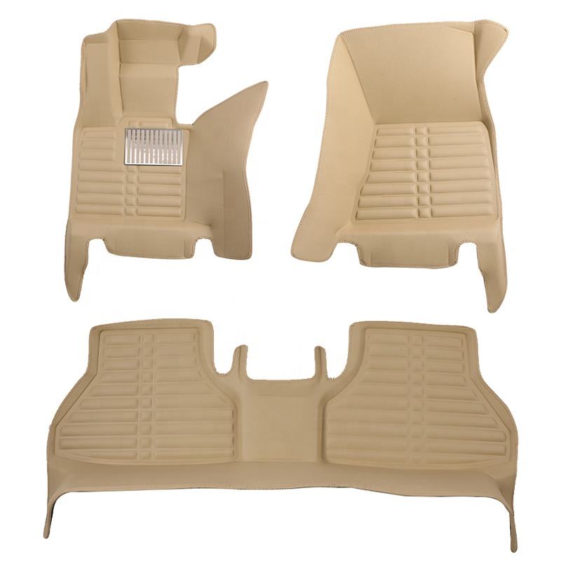 5D HOT pressed Car front floor mats to win warm praise from customer Car Leather Mats