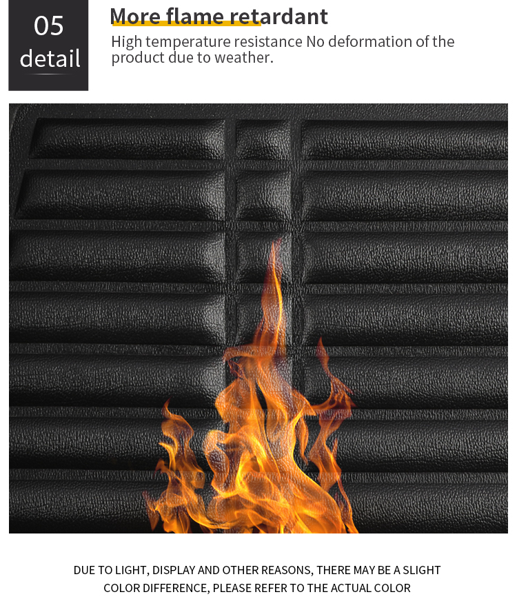 5D HOT pressed Car front floor mats to win warm praise from customer Car Leather Mats