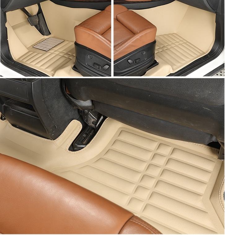 5D hot selling high quality automobile mat driving on the right easy and simple to handle 5d car mats pvc car mat