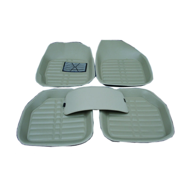 Factory wholesale 3D Universal car accessories pvc leather hot press car mat.