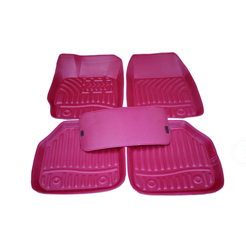 Factory wholesale 3D Universal car accessories pvc leather hot press car mat.