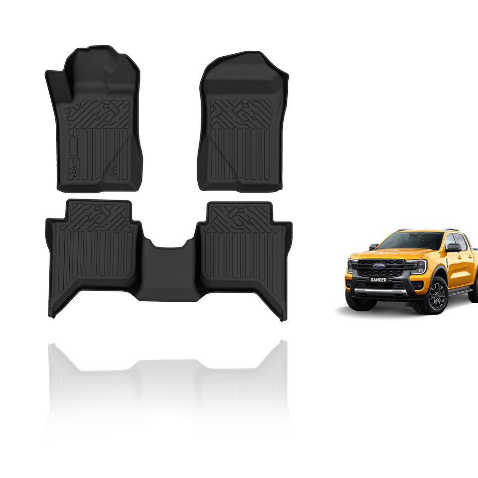 All-weather odorless 100% pure raw material TPE car mats for MODEL Y CRV 2023 CIVIC 2023 TACOMA RANGER 2023