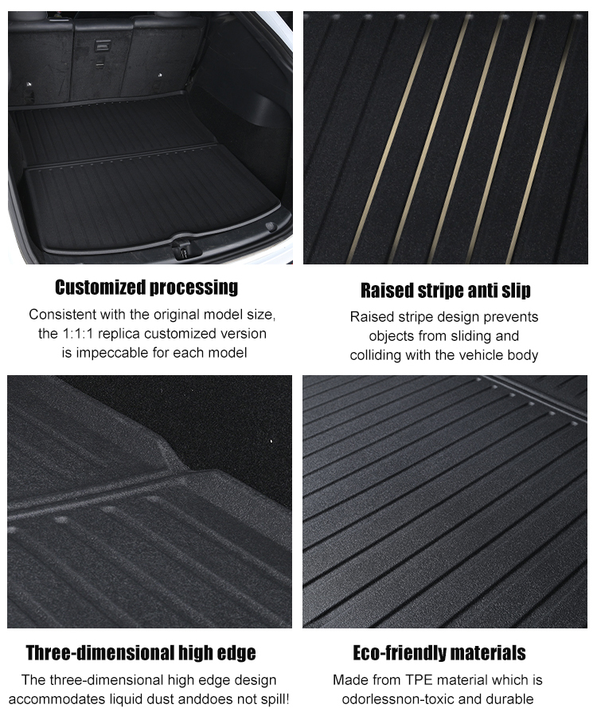 Manufacturers Promote Waterproof Anti-Slip Interior Parts Car Trunk Mats for KIA SPORTAGE 2019