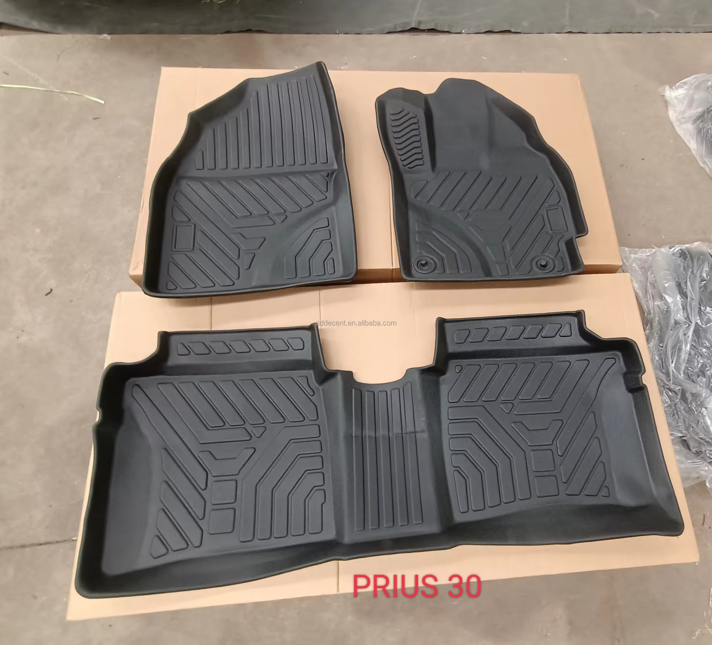 TPE Car Mat Hot Selling Hard Wearing TPE Car Floor Mats RHD use for Prius 30